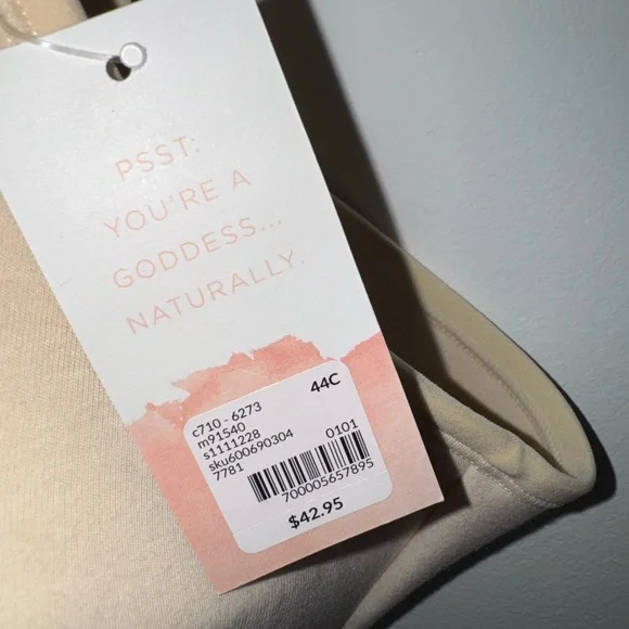 NWT Lane Bryant Cacique Women's Tan Comfort Bra - Picture 3 of 3